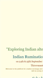 Mobile Screenshot of literaryfestival.indianruminations.com