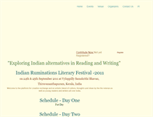 Tablet Screenshot of literaryfestival.indianruminations.com