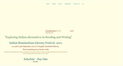 Desktop Screenshot of festival.indianruminations.com