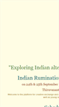 Mobile Screenshot of festival.indianruminations.com