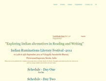 Tablet Screenshot of festival.indianruminations.com