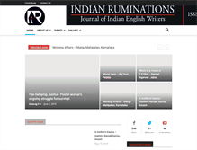 Tablet Screenshot of indianruminations.com